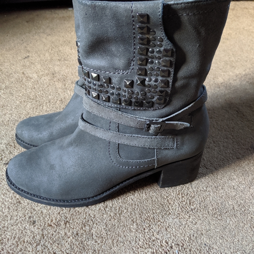 Grey Vince Camuto boots